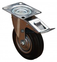Колесо поворотное с площадкой и тормозом d 100 мм -  магазин крепежа «ТАТМЕТИЗ»