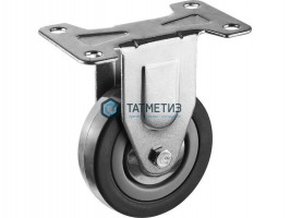 Колесо неповоротное с площадкой серая резина d  50 мм -  магазин крепежа «ТАТМЕТИЗ»