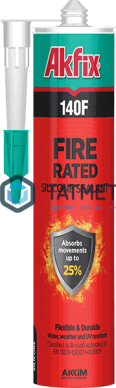 Герметик огнестойкий силиконовый Akfix 140F  310мл |  «ТАТМЕТИЗ» Герметик огнестойкий силиконовый Akfix 140F  310мл -  магазин крепежа «ТАТМЕТИЗ»