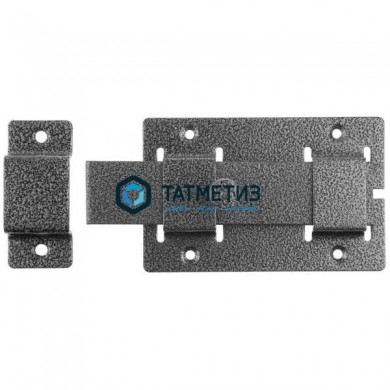 Задвижка накладная"ЗД-02"для дверей усил.,пор. покрытие, серебро, плоский засов 30х135х7мм, 75х115мм |  «ТАТМЕТИЗ» Задвижка накладная"ЗД-02"для дверей усил.,пор. покрытие, серебро, плоский засов 30х135х7мм, 75х115мм -  магазин крепежа «ТАТМЕТИЗ»