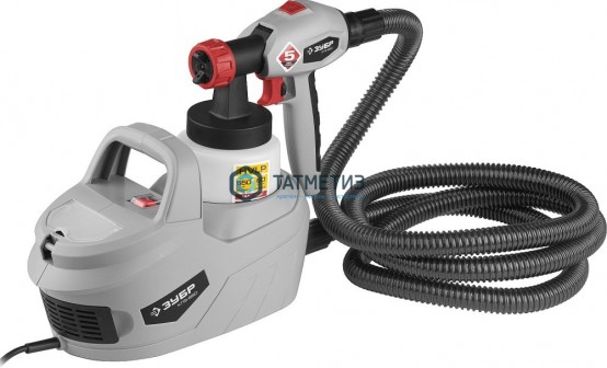 Краскопульт электрич, ЗУБР КПЭ-650, HVLP, 0.8л, 0-700мл/мин, вязкость краски 60 DIN/сек, сопло 1.8мм |  «ТАТМЕТИЗ» Краскопульт электрич, ЗУБР КПЭ-650, HVLP, 0.8л, 0-700мл/мин, вязкость краски 60 DIN/сек, сопло 1.8мм -  магазин крепежа «ТАТМЕТИЗ»