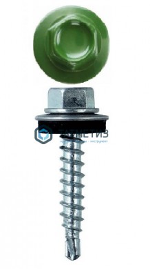 Саморез окраш.кров. 4,8х29 /6002/  (250 шт/уп) ОМАХ |  «ТАТМЕТИЗ» Саморез окраш.кров. 4,8х29 /6002/  (250 шт/уп) ОМАХ -  магазин крепежа «ТАТМЕТИЗ»