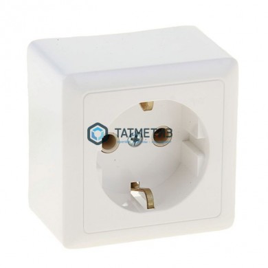 Розетка 1-м ОП Хит 16А с заземл. SchE PA16-133-B |  «ТАТМЕТИЗ» Розетка 1-м ОП Хит 16А с заземл. SchE PA16-133-B -  магазин крепежа «ТАТМЕТИЗ»