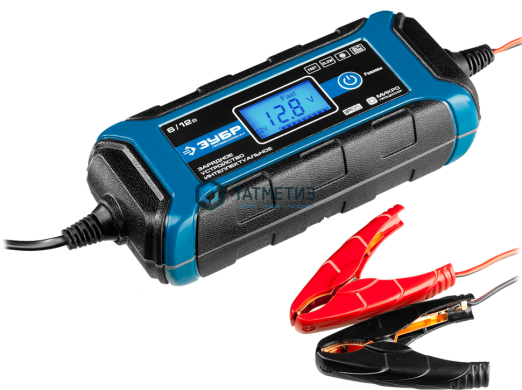 Зарядное устройство  6 В/12 В, 4 А, автомат, IP65, AGM, GEL, WET,  ЗУБР Профессионал |  «ТАТМЕТИЗ» Зарядное устройство  6 В/12 В, 4 А, автомат, IP65, AGM, GEL, WET,  ЗУБР Профессионал -  магазин крепежа «ТАТМЕТИЗ»