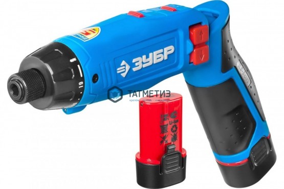 Отвертка-трансформер аккумуляторная, 7.2 В,  Li-Ion PRO, 2АКБ, ЗУБР Профессионал |  «ТАТМЕТИЗ» Отвертка-трансформер аккумуляторная, 7.2 В,  Li-Ion PRO, 2АКБ, ЗУБР Профессионал -  магазин крепежа «ТАТМЕТИЗ»