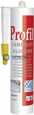 Герметик силиконовый Profil санитарный ПРОЗРАЧНЫЙ 270 мл / 15 |  «ТАТМЕТИЗ» Герметик силиконовый Profil санитарный ПРОЗРАЧНЫЙ 270 мл / 15 -  магазин крепежа «ТАТМЕТИЗ»