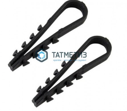 Дюбель-хомут для кабеля нейлон 11-18 черн.  (100 шт/уп) PROCONNECT |  «ТАТМЕТИЗ» Дюбель-хомут для кабеля нейлон 11-18 черн.  (100 шт/уп) PROCONNECT -  магазин крепежа «ТАТМЕТИЗ»