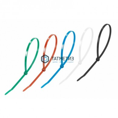 Хомут-стяжка нейлон  300 х 5,0  (25 шт/уп)  REXANT Цветные |  «ТАТМЕТИЗ» Хомут-стяжка нейлон  300 х 5,0  (25 шт/уп)  REXANT Цветные -  магазин крепежа «ТАТМЕТИЗ»