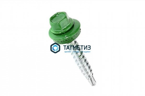 Саморез окраш.кров. 4,8х50 (51) /6029/  (150 шт/уп)  ТК |  «ТАТМЕТИЗ» Саморез окраш.кров. 4,8х50 (51) /6029/  (150 шт/уп)  ТК -  магазин крепежа «ТАТМЕТИЗ»