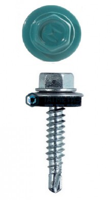 Саморез окраш.кров. 5,5х25 /5021/ OМАХ  M (10х250) |  «ТАТМЕТИЗ» Саморез окраш.кров. 5,5х25 /5021/ OМАХ  M (10х250) -  магазин крепежа «ТАТМЕТИЗ»