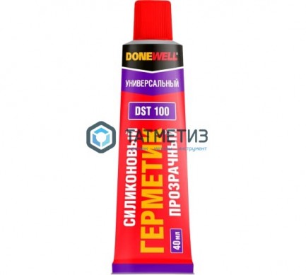 Герметик силиконовый DONEWELL универсальный ПРОЗРАЧНЫЙ 40 мл DST-100/24 |  «ТАТМЕТИЗ» Герметик силиконовый DONEWELL универсальный ПРОЗРАЧНЫЙ 40 мл DST-100/24 -  магазин крепежа «ТАТМЕТИЗ»