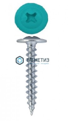 Саморез п/ш остр. 4,2x25  RAL 5021  (500 шт/уп) |  «ТАТМЕТИЗ» Саморез п/ш остр. 4,2x25  RAL 5021  (500 шт/уп) -  магазин крепежа «ТАТМЕТИЗ»