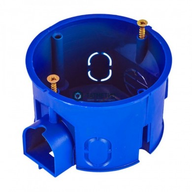 Коробка устан. СП 68х45 (блочная) GUSI С3М3 Евро (синяя) |  «ТАТМЕТИЗ» Коробка устан. СП 68х45 (блочная) GUSI С3М3 Евро (синяя) -  магазин крепежа «ТАТМЕТИЗ»