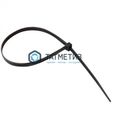 Хомут-стяжка нейлон  350 х 4,0  (100 шт/уп) черн ТК -  магазин крепежа «ТАТМЕТИЗ»