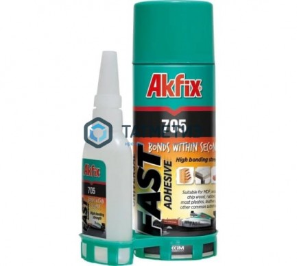 Набор для склеивания (В25 гр + 100мл) Akfix (24) |  «ТАТМЕТИЗ» Набор для склеивания (В25 гр + 100мл) Akfix (24) -  магазин крепежа «ТАТМЕТИЗ»