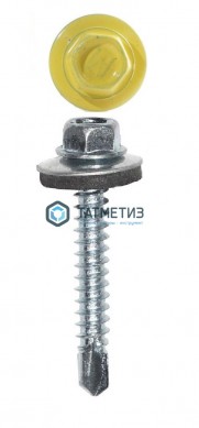 Саморез окраш.кров. 4,8х35 /1018/  (250 шт/уп)  МК |  «ТАТМЕТИЗ» Саморез окраш.кров. 4,8х35 /1018/  (250 шт/уп)  МК -  магазин крепежа «ТАТМЕТИЗ»