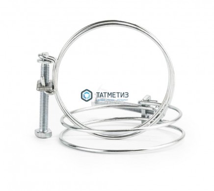 Хомут проволочный, цинк,  42 мм (1 5/8") -  магазин крепежа «ТАТМЕТИЗ»