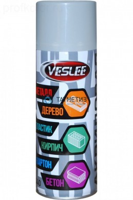 Краска аэроз. VESLEE  СЕРАЯ  520 мл. RAL 7040 |  «ТАТМЕТИЗ» Краска аэроз. VESLEE  СЕРАЯ  520 мл. RAL 7040 -  магазин крепежа «ТАТМЕТИЗ»