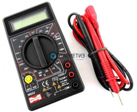 Мультиметр портативный М832 Proconnect |  «ТАТМЕТИЗ» Мультиметр портативный М832 Proconnect -  магазин крепежа «ТАТМЕТИЗ»