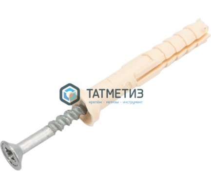 Дюбель-гвоздь  8х 80 потай (500 шт/уп) ТК нейлон |  «ТАТМЕТИЗ» Дюбель-гвоздь  8х 80 потай (500 шт/уп) ТК нейлон -  магазин крепежа «ТАТМЕТИЗ»