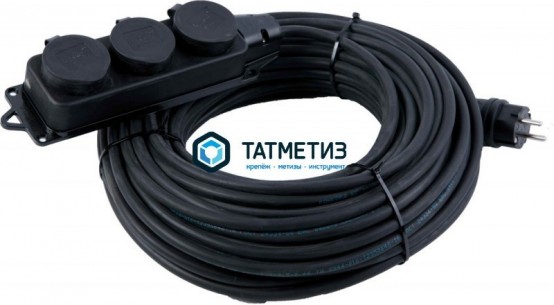 Удлинитель силовой с/з, КГ, 3500 Вт, 3-гнезда, 20м Атом Атлант |  «ТАТМЕТИЗ» Удлинитель силовой с/з, КГ, 3500 Вт, 3-гнезда, 20м Атом Атлант -  магазин крепежа «ТАТМЕТИЗ»