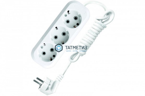 Удлинитель 3х3м с/з, 16А, IP20, ПВС 3х1,0 UNIVersal E303 |  «ТАТМЕТИЗ» Удлинитель 3х3м с/з, 16А, IP20, ПВС 3х1,0 UNIVersal E303 -  магазин крепежа «ТАТМЕТИЗ»