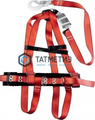 Пояс лямочный, ленточный строп с амортизатором, 3 точки крепления ЗУБР Урал |  «ТАТМЕТИЗ» Пояс лямочный, ленточный строп с амортизатором, 3 точки крепления ЗУБР Урал -  магазин крепежа «ТАТМЕТИЗ»