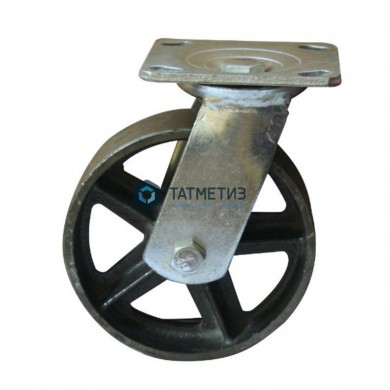 Колесо чугунное поворотное SCds 125 RX |  «ТАТМЕТИЗ» Колесо чугунное поворотное SCds 125 RX -  магазин крепежа «ТАТМЕТИЗ»
