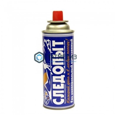 Газ для портативных плит 220 гр. Следопыт |  «ТАТМЕТИЗ» Газ для портативных плит 220 гр. Следопыт -  магазин крепежа «ТАТМЕТИЗ»