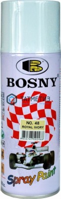 Краска аэроз. BOSNY 520 мл. №048  СЛОНОВАЯ КОСТЬ |  «ТАТМЕТИЗ» Краска аэроз. BOSNY 520 мл. №048  СЛОНОВАЯ КОСТЬ -  магазин крепежа «ТАТМЕТИЗ»