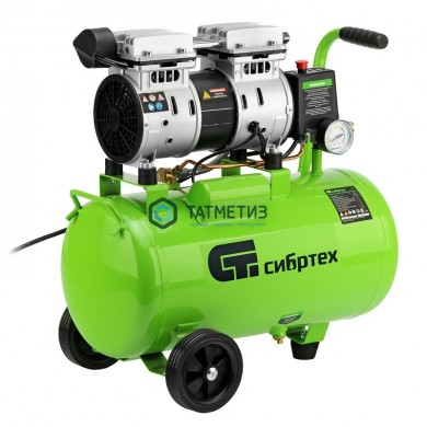 Компрессор безмаслянный малошумный МБ 1100/24,1100 Вт, 24 л, 170 л/мин// Сибртех |  «ТАТМЕТИЗ» Компрессор безмаслянный малошумный МБ 1100/24,1100 Вт, 24 л, 170 л/мин// Сибртех -  магазин крепежа «ТАТМЕТИЗ»