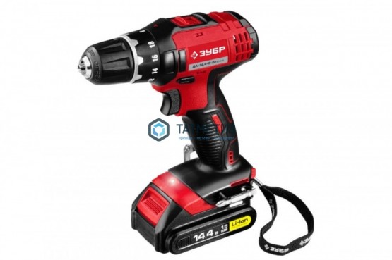 Дрель-шуруповерт 14.4В, Li-Ion, 2 АКБ, ЗУБР |  «ТАТМЕТИЗ» Дрель-шуруповерт 14.4В, Li-Ion, 2 АКБ, ЗУБР -  магазин крепежа «ТАТМЕТИЗ»