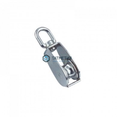 Блок скольжения с вертлюгом и обухом АРТ 8393 А2 50 мм |  «ТАТМЕТИЗ» Блок скольжения с вертлюгом и обухом АРТ 8393 А2 50 мм -  магазин крепежа «ТАТМЕТИЗ»