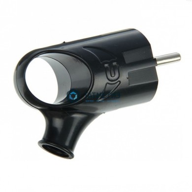 Эл.вилка угловая с/з черн. с ушком 16А 250В UNIVersal А0112 |  «ТАТМЕТИЗ» Эл.вилка угловая с/з черн. с ушком 16А 250В UNIVersal А0112 -  магазин крепежа «ТАТМЕТИЗ»