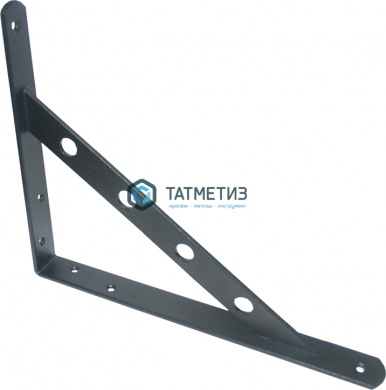 Кронштейн усиленный 200 х 150 мм, полимер. покр. |  «ТАТМЕТИЗ» Кронштейн усиленный 200 х 150 мм, полимер. покр. -  магазин крепежа «ТАТМЕТИЗ»