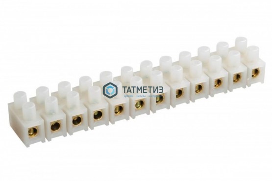 Клеммн. колодка 1.5-4мм.кв. ЗВИ-5 12пар |  «ТАТМЕТИЗ» Клеммн. колодка 1.5-4мм.кв. ЗВИ-5 12пар -  магазин крепежа «ТАТМЕТИЗ»