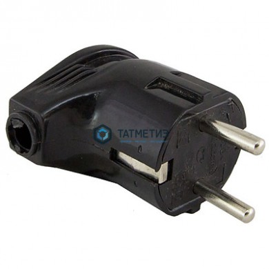 Эл.вилка угловая с/з черн. 16А А105UNIVersal |  «ТАТМЕТИЗ» Эл.вилка угловая с/з черн. 16А А105UNIVersal -  магазин крепежа «ТАТМЕТИЗ»