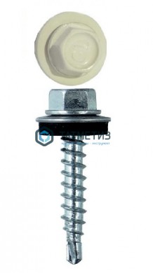 Саморез окраш.кров. 4,8х29 /1015/ (250 шт/уп) D |  «ТАТМЕТИЗ» Саморез окраш.кров. 4,8х29 /1015/ (250 шт/уп) D -  магазин крепежа «ТАТМЕТИЗ»