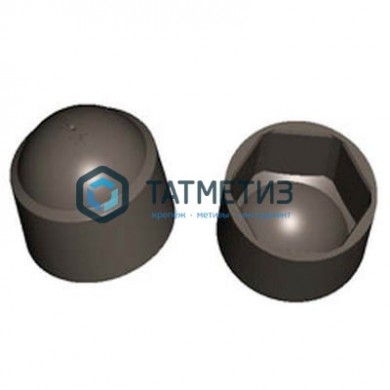 Колпачок для болтов и гаек М14/ S22, ЧЕРНЫЙ |  «ТАТМЕТИЗ» Колпачок для болтов и гаек М14/ S22, ЧЕРНЫЙ -  магазин крепежа «ТАТМЕТИЗ»
