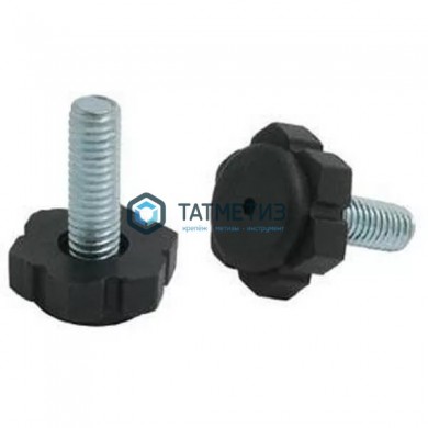 Опора резьбовая регулируемая D25, М6 х 30 мм |  «ТАТМЕТИЗ» Опора резьбовая регулируемая D25, М6 х 30 мм -  магазин крепежа «ТАТМЕТИЗ»