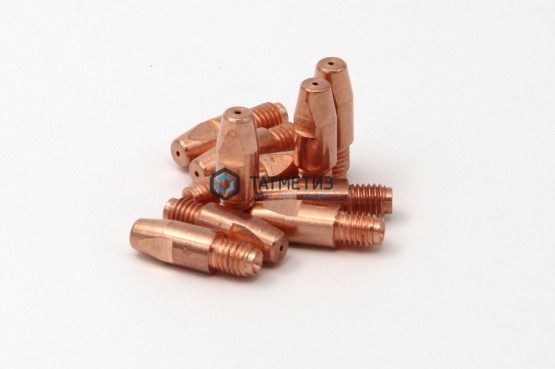 Наконечники контактные М8х30 медь 1,2 мм (100 шт в уп.) DEKA |  «ТАТМЕТИЗ» Наконечники контактные М8х30 медь 1,2 мм (100 шт в уп.) DEKA -  магазин крепежа «ТАТМЕТИЗ»