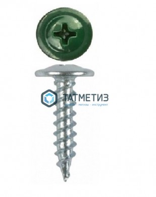 Саморез п/ш остр. 4,2x19  RAL 6005  (1000 шт/уп) |  «ТАТМЕТИЗ» Саморез п/ш остр. 4,2x19  RAL 6005  (1000 шт/уп) -  магазин крепежа «ТАТМЕТИЗ»
