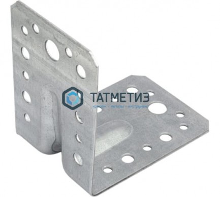 Крепежный усиленный уголок KUU  90x90x65 (25 шт/уп) |  «ТАТМЕТИЗ» Крепежный усиленный уголок KUU  90x90x65 (25 шт/уп) -  магазин крепежа «ТАТМЕТИЗ»