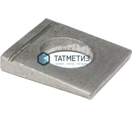 Шайба косая квадратная DIN 434 оц. М16 |  «ТАТМЕТИЗ» Шайба косая квадратная DIN 434 оц. М16 -  магазин крепежа «ТАТМЕТИЗ»