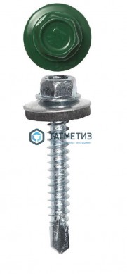 Саморез окраш.кров. 4,8х35 /6005/ DAXMER MS (10х250) |  «ТАТМЕТИЗ» Саморез окраш.кров. 4,8х35 /6005/ DAXMER MS (10х250) -  магазин крепежа «ТАТМЕТИЗ»