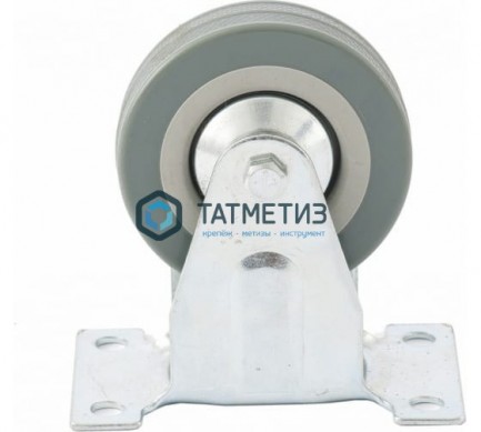 Колесо  неповоротное d-75мм, крепление  платформенное // СИБРТЕХ |  «ТАТМЕТИЗ» Колесо  неповоротное d-75мм, крепление  платформенное // СИБРТЕХ -  магазин крепежа «ТАТМЕТИЗ»