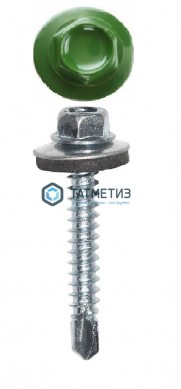Саморез окраш.кров. 4,8х35 /6002/ DAXMER MS (10х250) |  «ТАТМЕТИЗ» Саморез окраш.кров. 4,8х35 /6002/ DAXMER MS (10х250) -  магазин крепежа «ТАТМЕТИЗ»
