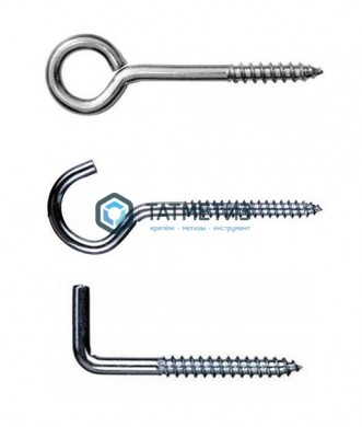 Шуруп-полукольцо 5х50 |  «ТАТМЕТИЗ» Шуруп-полукольцо 5х50 -  магазин крепежа «ТАТМЕТИЗ»
