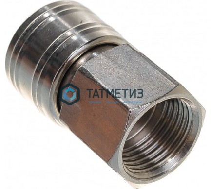 Муфта универсальная быстросъемная ("мама"), внутренняя резьба 1/2", 1 шт.// STELS |  «ТАТМЕТИЗ» Муфта универсальная быстросъемная ("мама"), внутренняя резьба 1/2", 1 шт.// STELS -  магазин крепежа «ТАТМЕТИЗ»