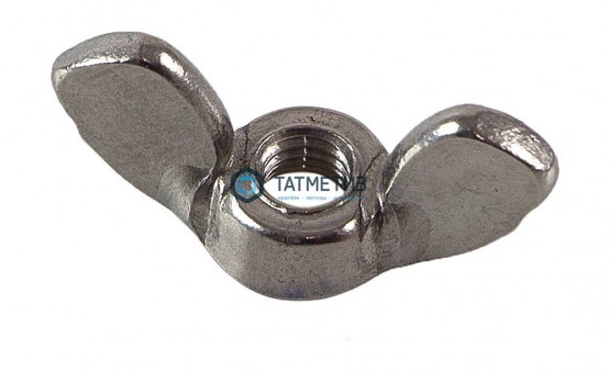 Гайка-барашек немецкого типа DIN 315 А2 M 8 GT |  «ТАТМЕТИЗ» Гайка-барашек немецкого типа DIN 315 А2 M 8 GT -  магазин крепежа «ТАТМЕТИЗ»